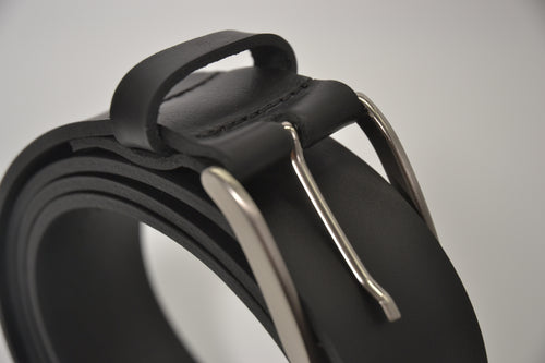 Cintura Nera in Cuoio